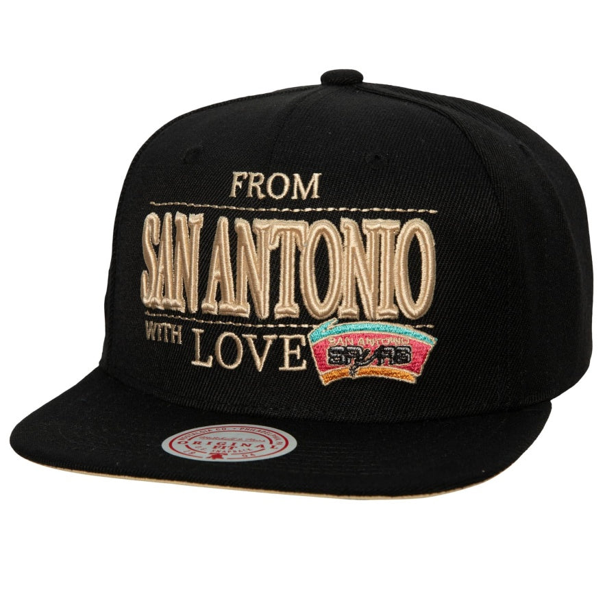 Mitchell & Ness Men's NBA With Love Snapback Hwc Spurs Snapback Caps