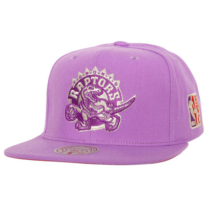 Mitchell & Ness Men's NBA Watch Me Shine Snapback Hwc Raptors Purple