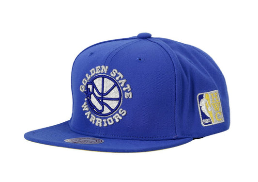 Mitchell & Ness Men's NBA Watch Me Shine Snapback Hwc Warriors Royal