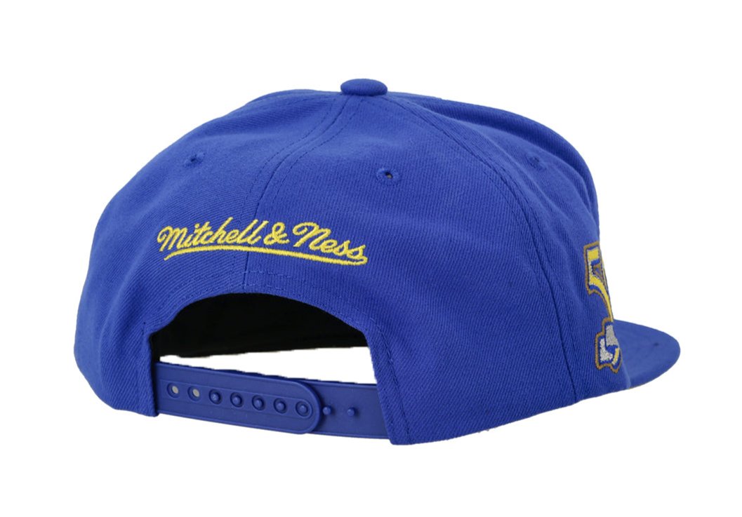 Mitchell & Ness Men's NBA Watch Me Shine Snapback Hwc Warriors Royal
