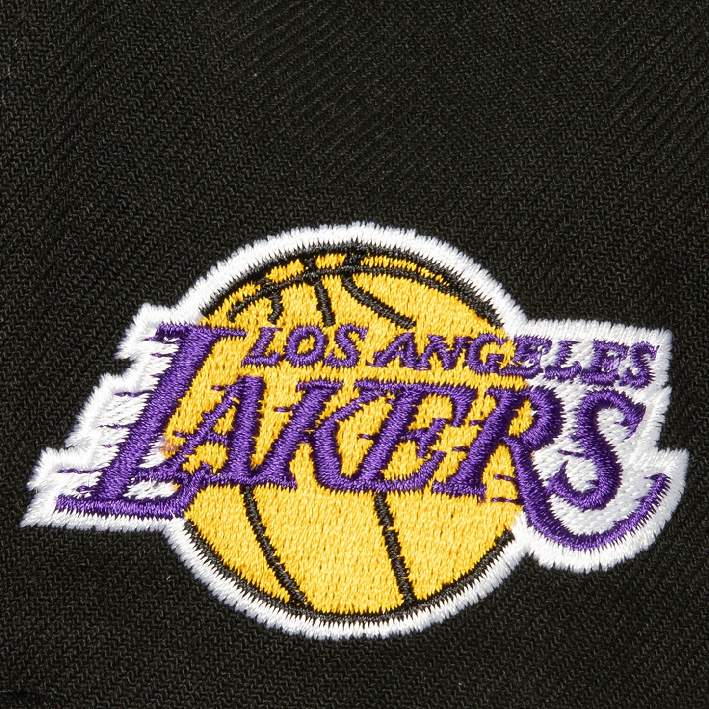 Men's Mitchell & Ness NBA Icon Grail Pro Snapback Lakers - Black