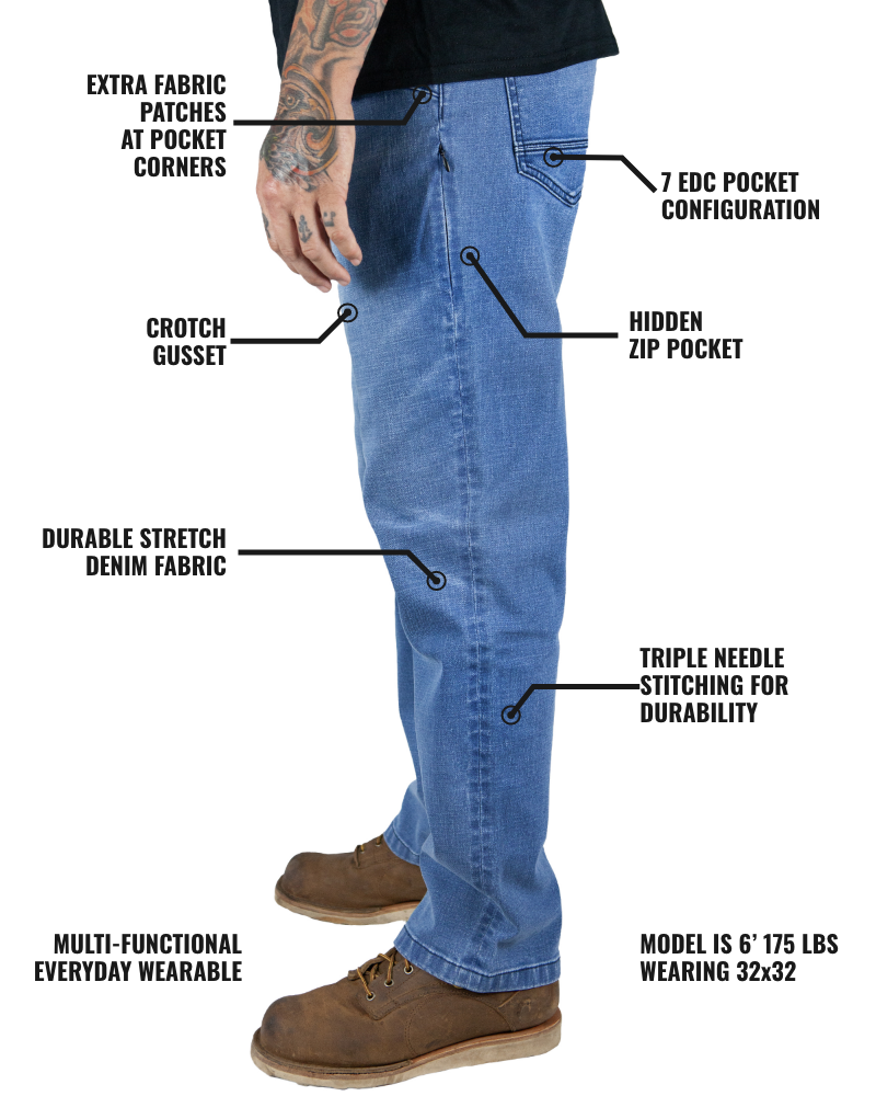 Hideout Denim Standard Fit - Vintage Wash