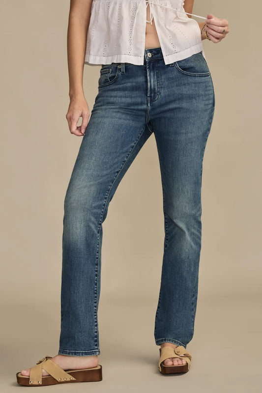 Lucky Brand Women's High Rise Curvy Straight - Gemini