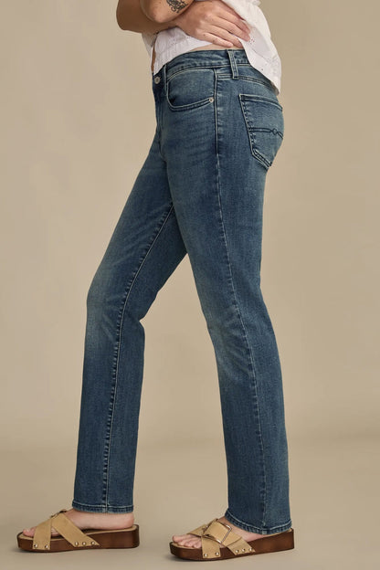 Lucky Brand Women's High Rise Curvy Straight - Gemini