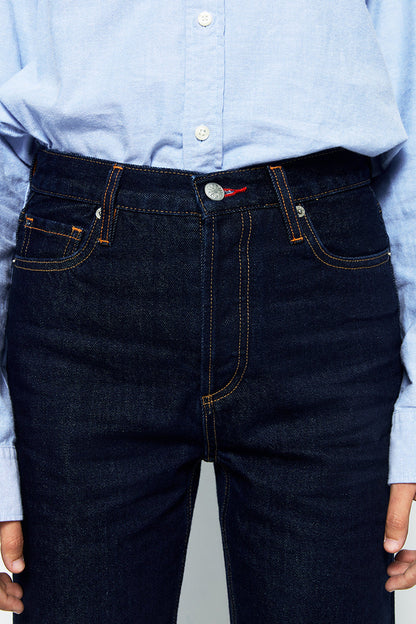Manhattan High Rise Straight Ankle Jeans HJ160