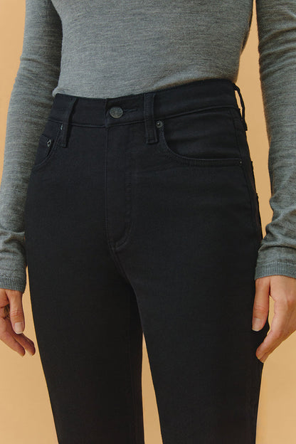 Two Shots High Rise Straight Crop Jeans HJ013