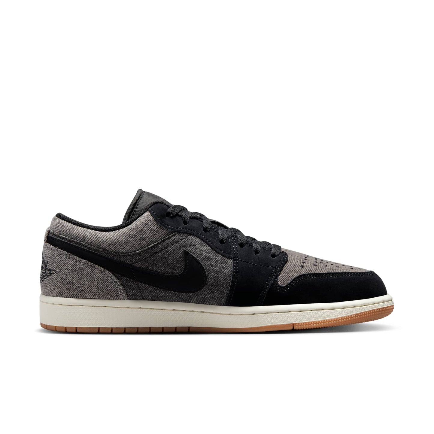 Air Jordan Men's Retro 1 Low Se 'Black Denim' Sneakers