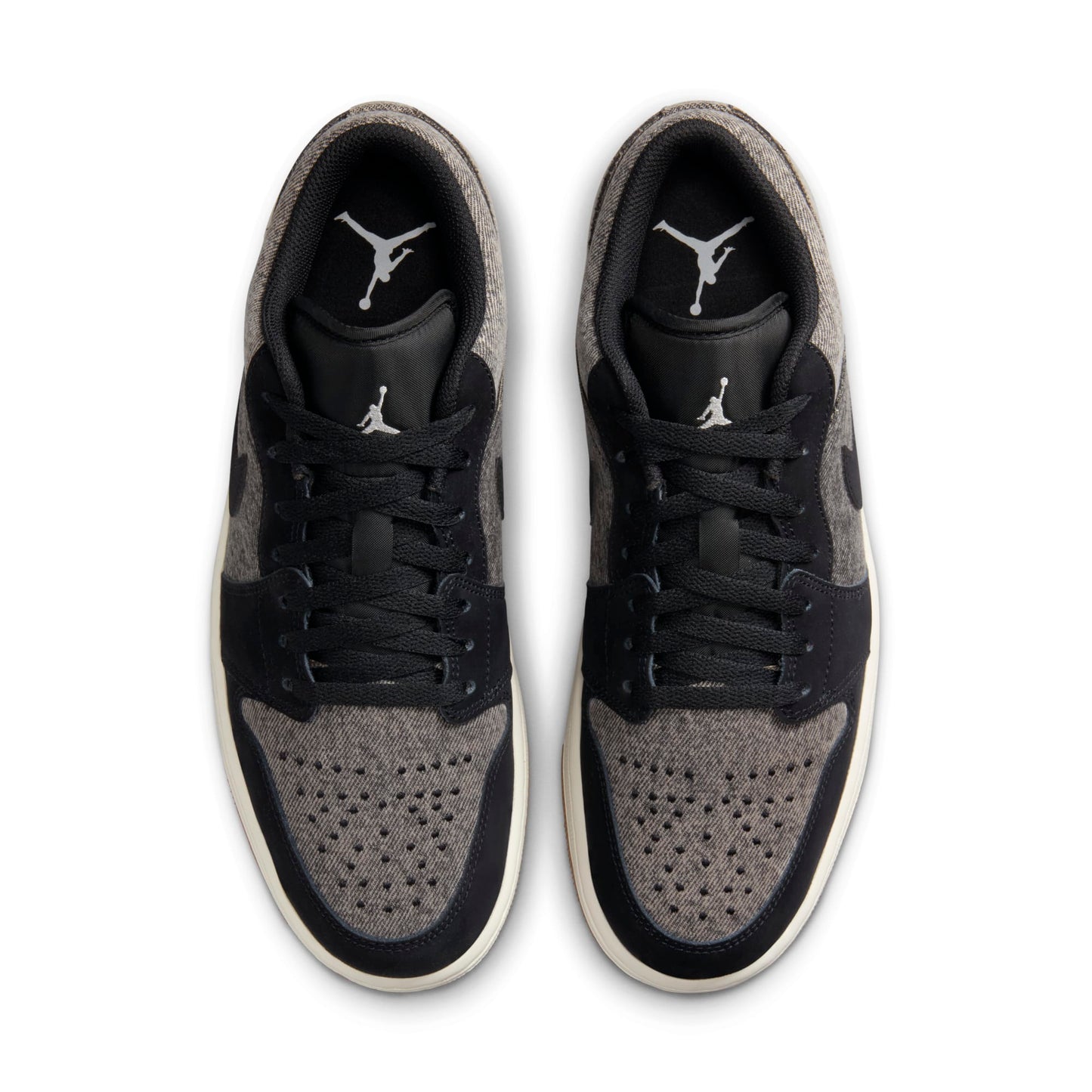 Air Jordan Men's Retro 1 Low Se 'Black Denim' Sneakers