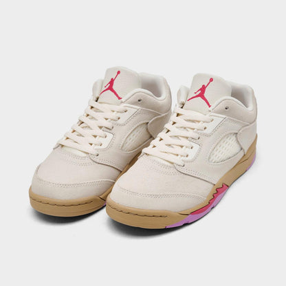 [hj5993-106] Preschool Air Jordan Retro 5 Low 'peanut Butter & Jelly'