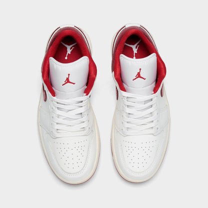 [hj9338-106] Womens Air Jordan Retro 1 Low 'ruby'