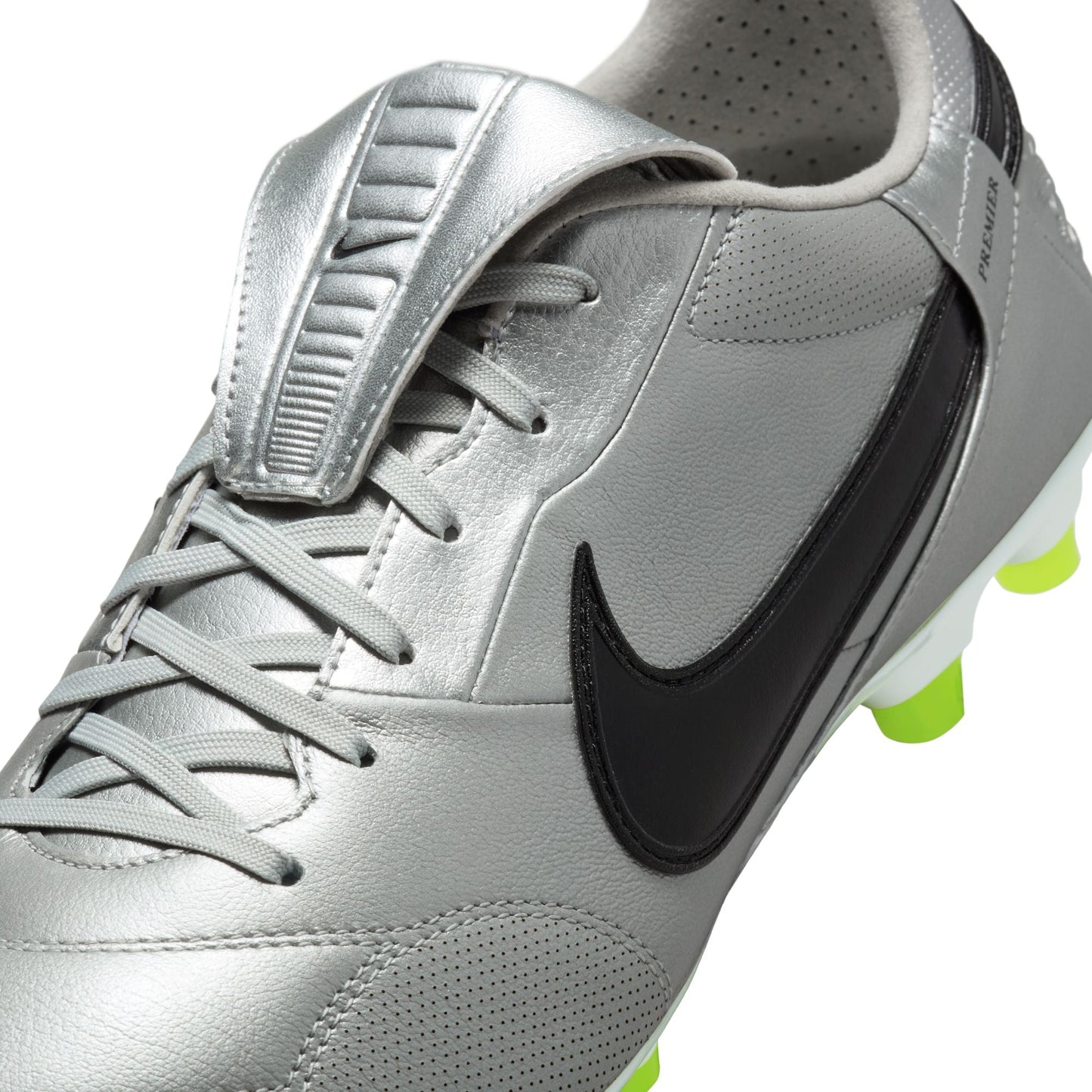 [hm0265-004] Mens Nike the Premier Iii U Fg 'metallic Silver Volt'