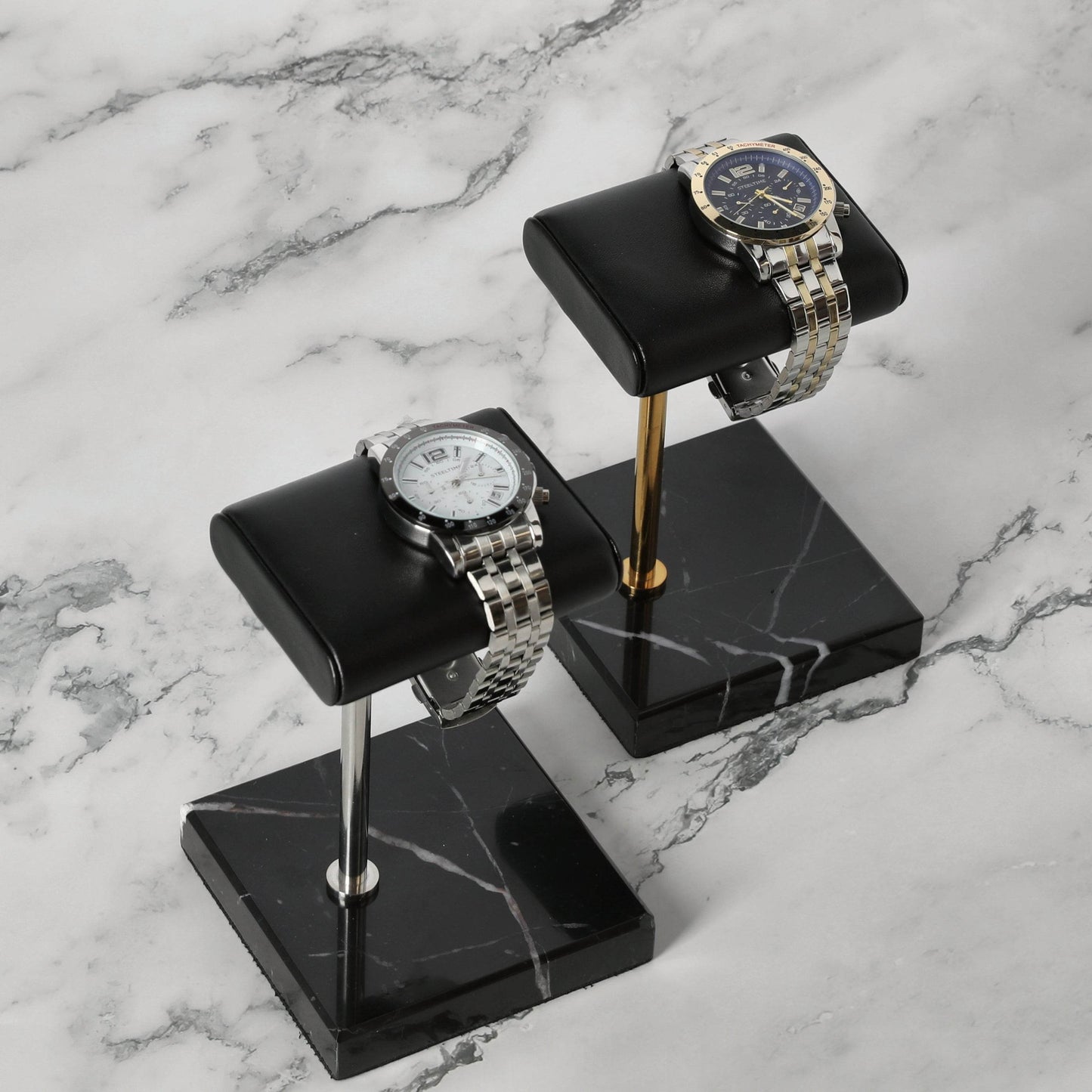 Deluxe Leather Padded Watch Display Stand