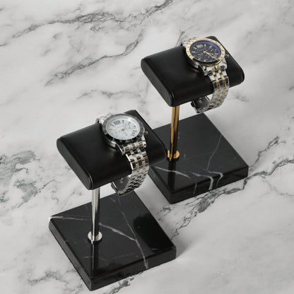 Deluxe Leather Padded Watch Display Stand