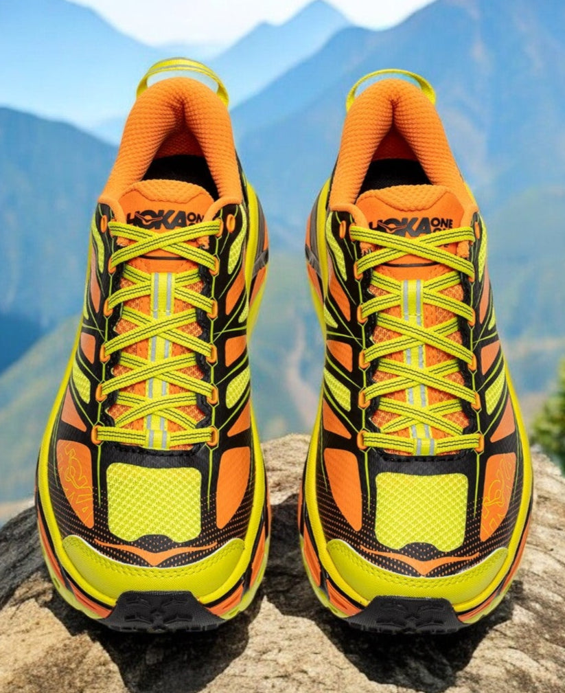 Hoka Men's Mafate Speed 2 'Electric Tangerine' Athletic Shoes