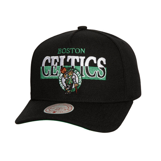 Mitchell & Ness Men's NBA Panorec Pro Snapback Celtics Snapback Caps