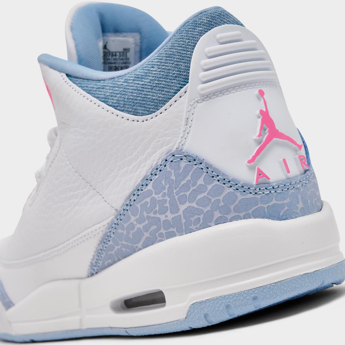 [hq0784-101] Grade School Air Jordan Retro 3 'white Cobalt Bliss (gs)'