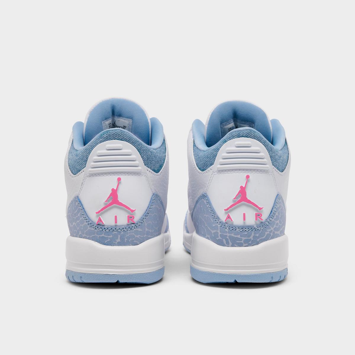 [hq0784-101] Grade School Air Jordan Retro 3 'white Cobalt Bliss (gs)'
