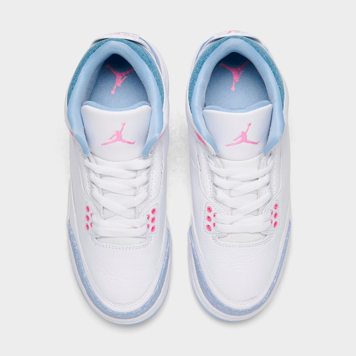 [hq0784-101] Grade School Air Jordan Retro 3 'white Cobalt Bliss (gs)'