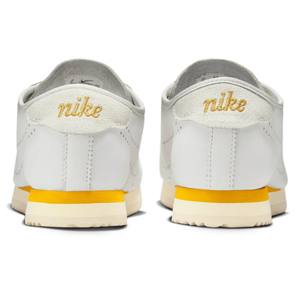 Nike Women's Cortez Leather White/Bronze Perforated Swoosh