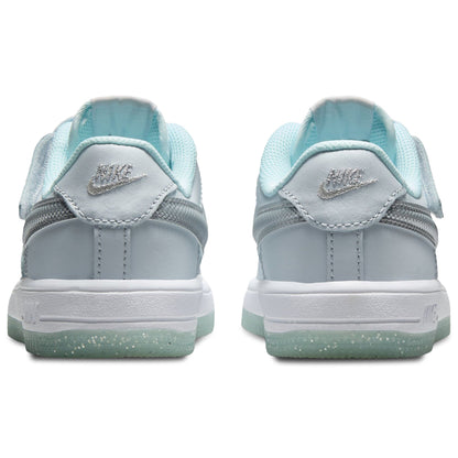 Nike Preschool Air Force 1 Low EasyOn Pure Platinum/Glacier Blue