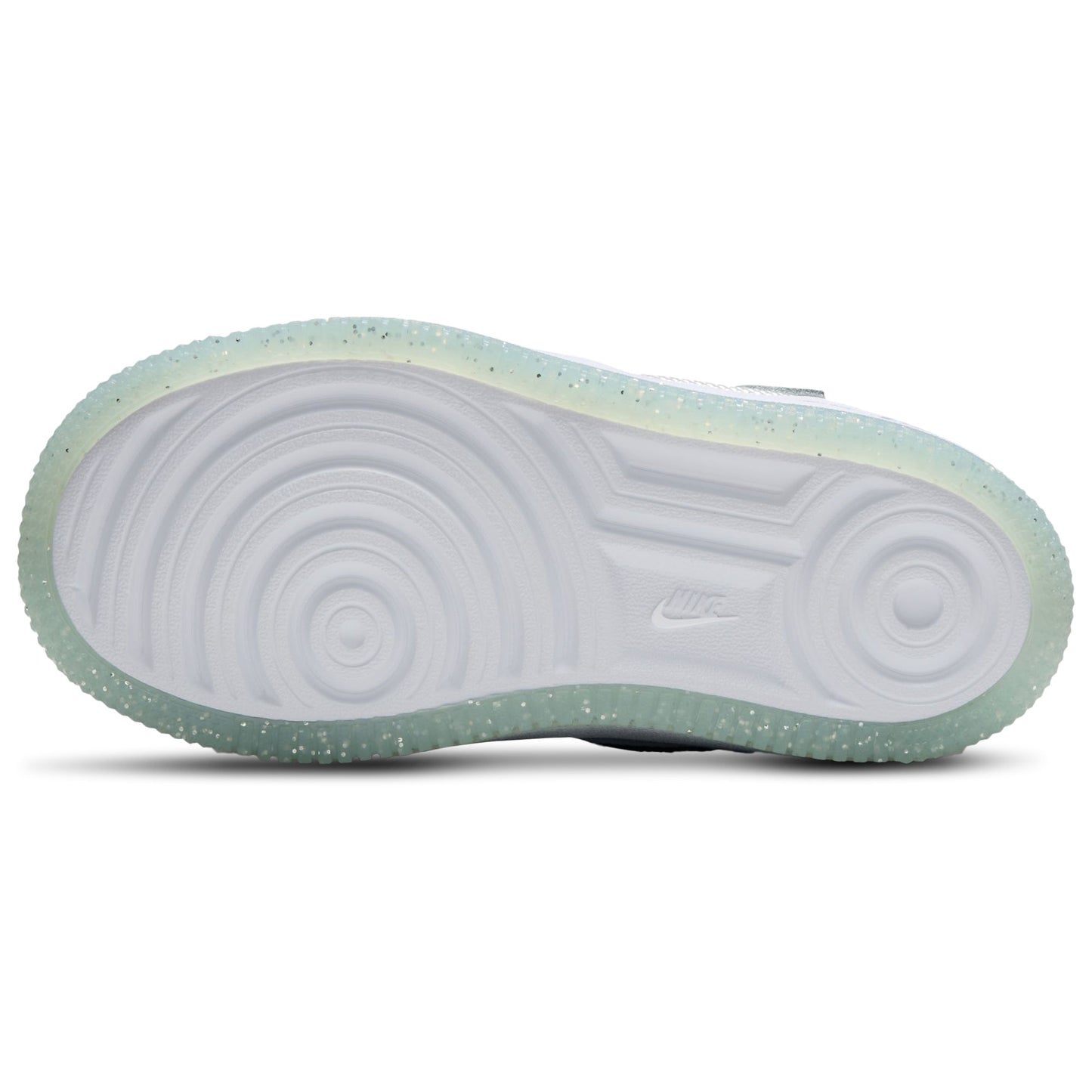 Nike Preschool Air Force 1 Low EasyOn Pure Platinum/Glacier Blue