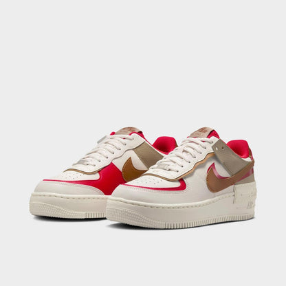 [hq3400-030] Womens Nike Air Force 1 Low Shadow 'phantom Fire Red Khaki'