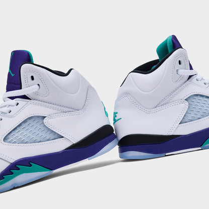 [hq7979-100] Preschool Air Jordan Retro 5 'grape (2025) (ps)'