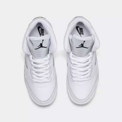 Preschool Air Jordan 5 Retro - White Metallic (2026)