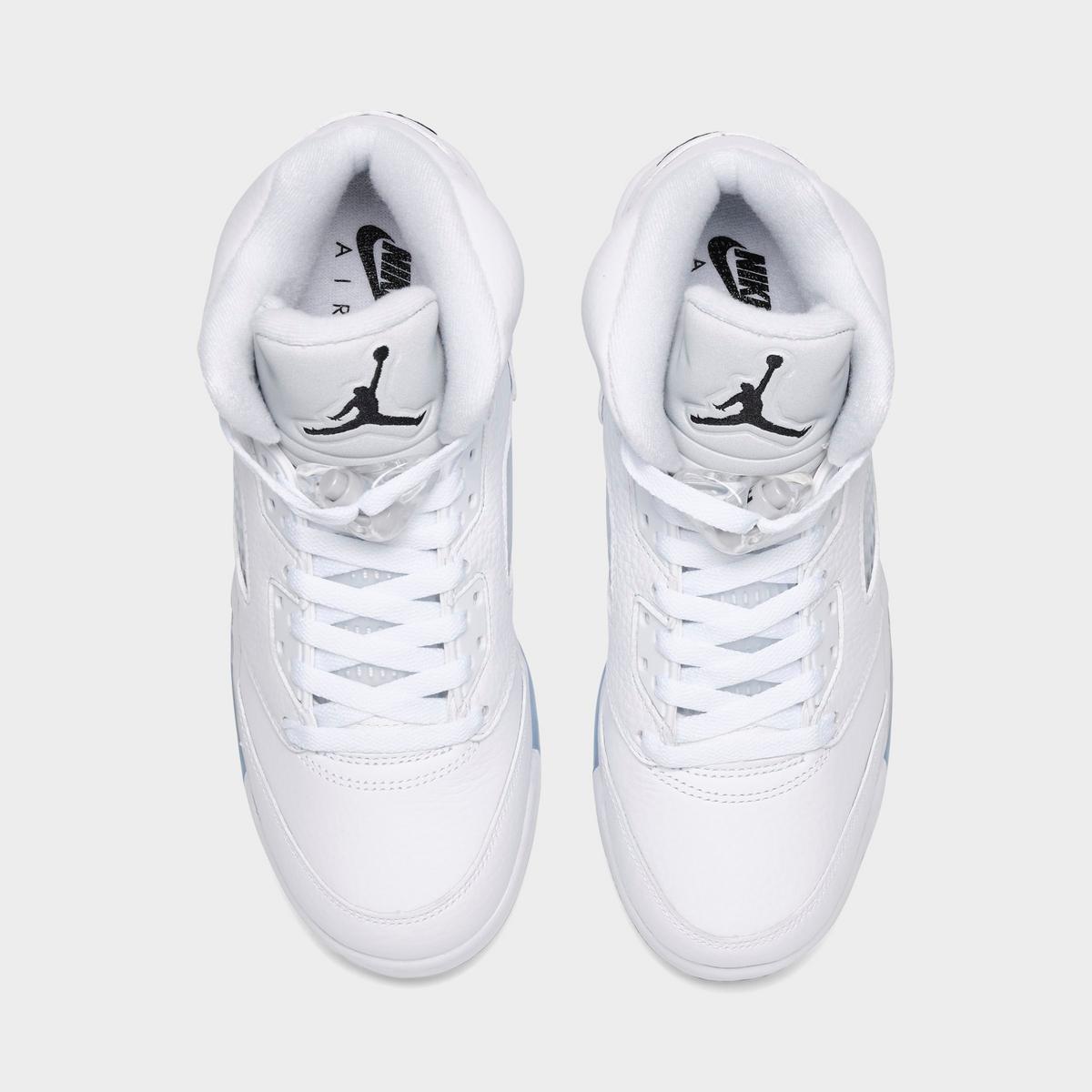 Grade School Air Jordan 5 Retro - White Metallic (2026)