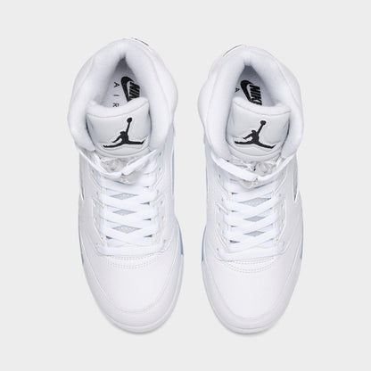 Grade School Air Jordan 5 Retro - White Metallic (2026)