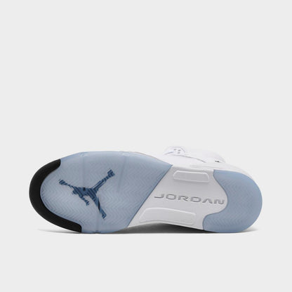 Grade School Air Jordan 5 Retro - White Metallic (2026)