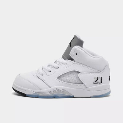 Toddler Air Jordan 5 Retro - White Metallic (2026)