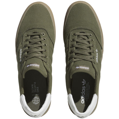 adidas Men's 3MC Sneakers - Olive, White, Gum4