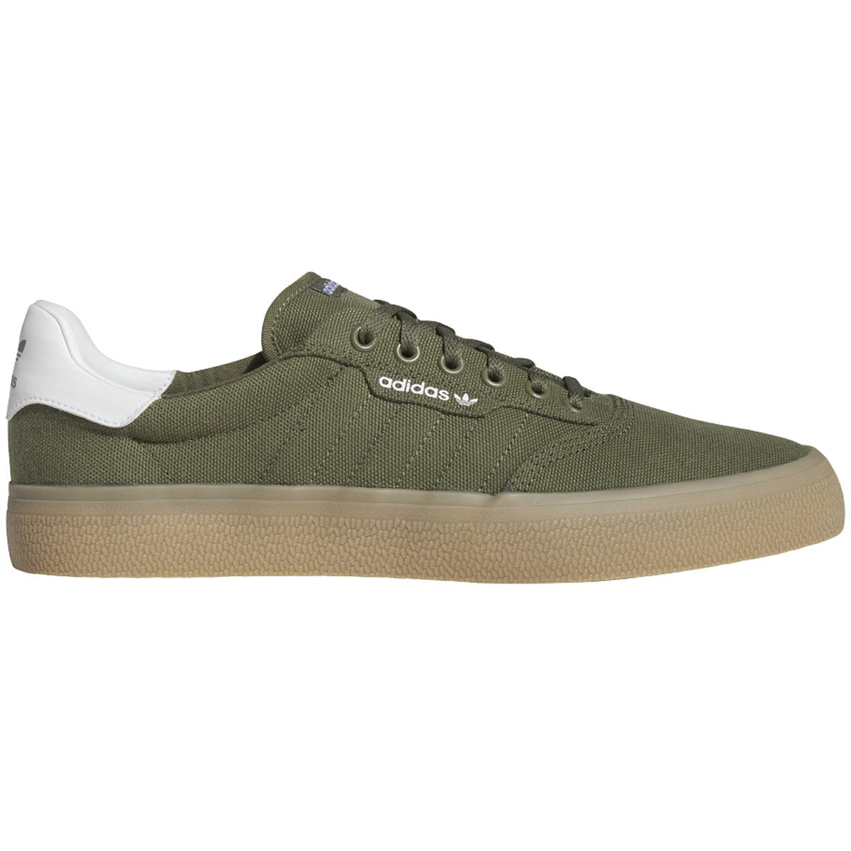 adidas Men's 3MC Sneakers - Olive, White, Gum4