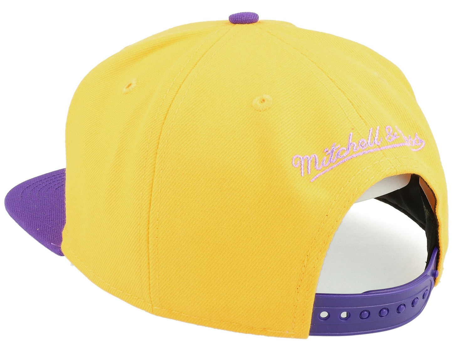 Men's Mitchell & Ness NBA Jumbotron Snapback Hwc Lakers - Yellow-Purple