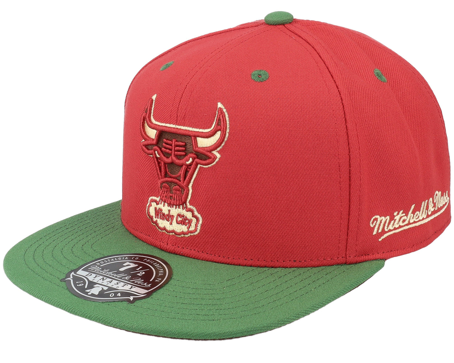 Mitchell & Ness Men's NBA Chicaco Bulls Nightmare Fitted Fitted Caps