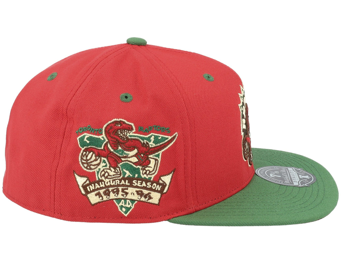 Men's Mitchell & Ness NBA Nightmare Fitted Hwc Raptors - Red