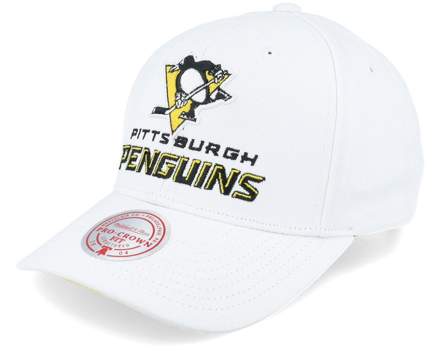 Men's Mitchell & Ness Nhl All In Pro Snapback Penguins - White