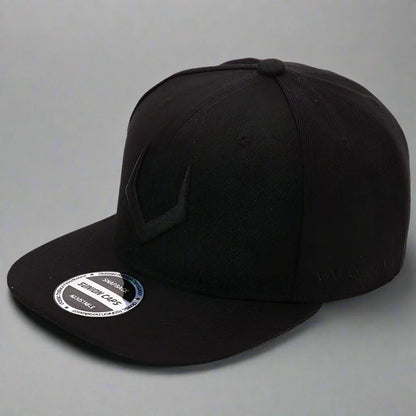 Unisex Grey Wool Snapback