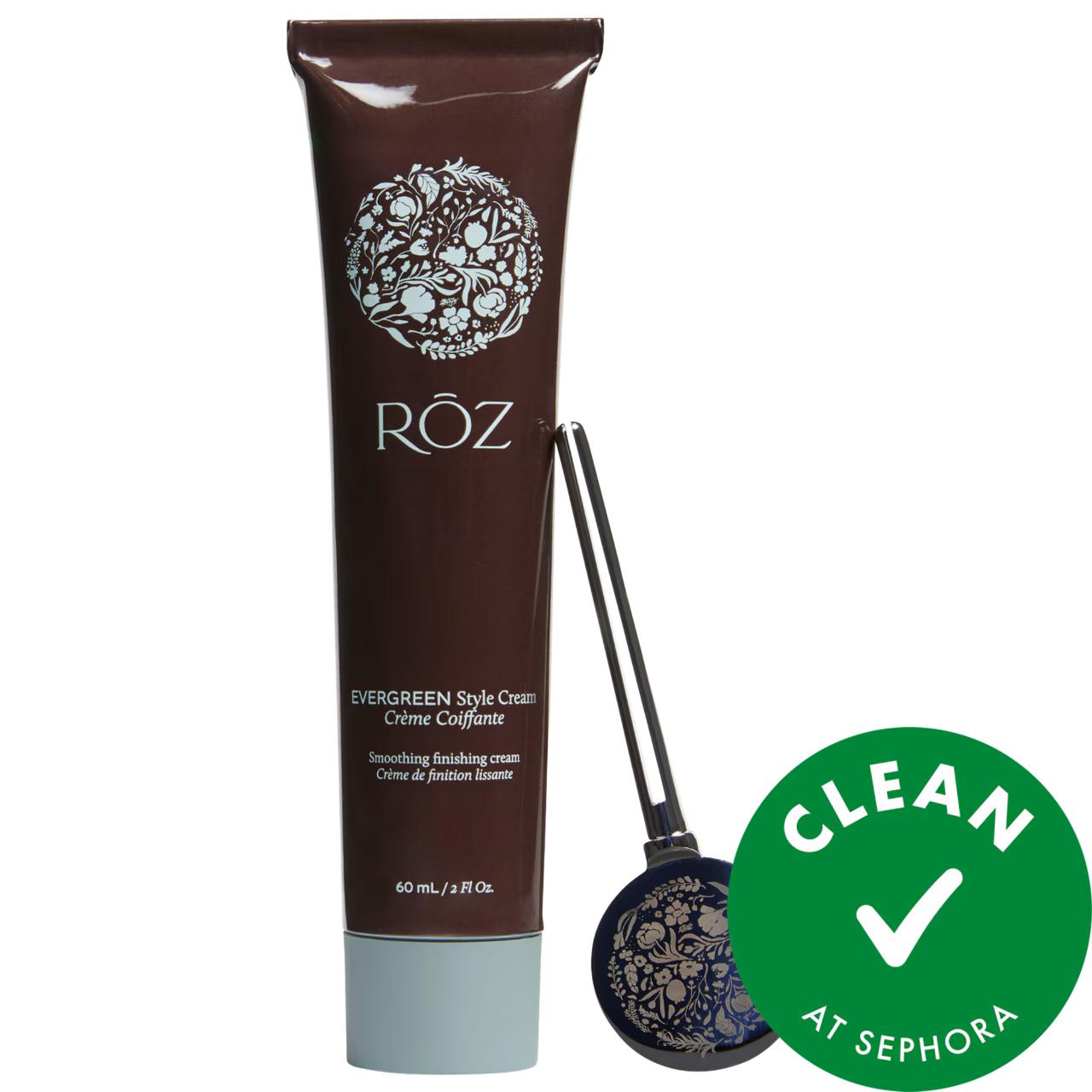 Evergreen Hair Styling Cream: Vegan Frizz Control & Damaged Hair Repair - Light Hold, Clean Beauty, Recyclable Packaging