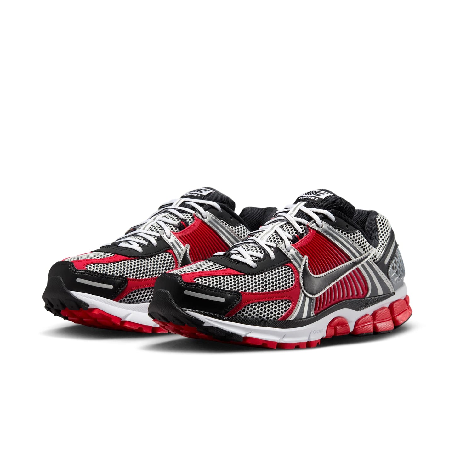 Nike Men's Zoom Vomero 5 'Metallic Silver University Red' Sneakers
