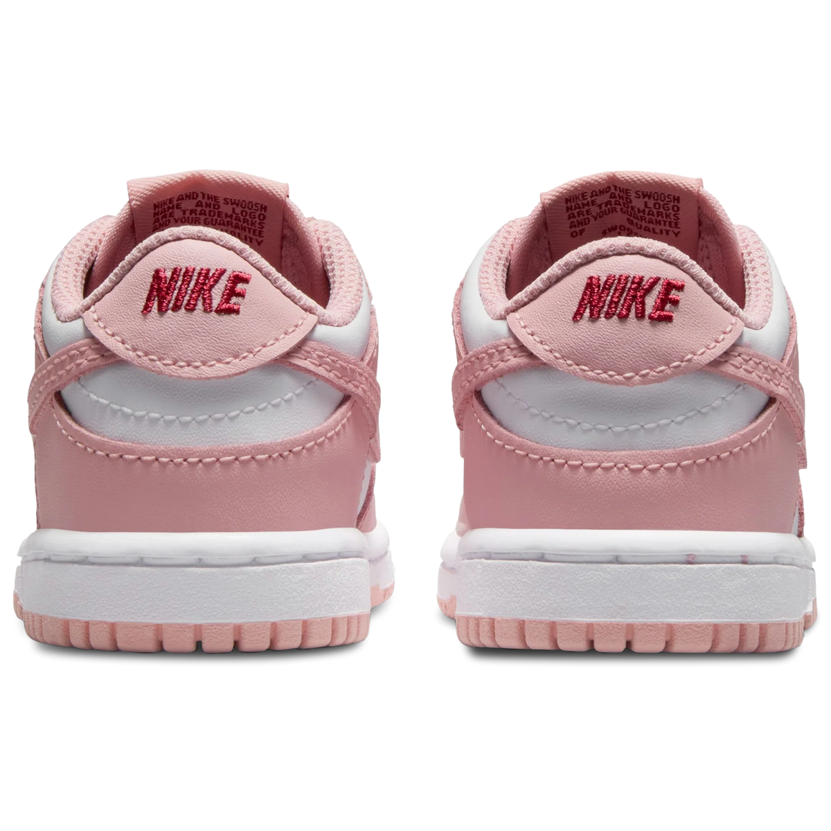 Nike Women's Dunk Low - White/Pomegranate