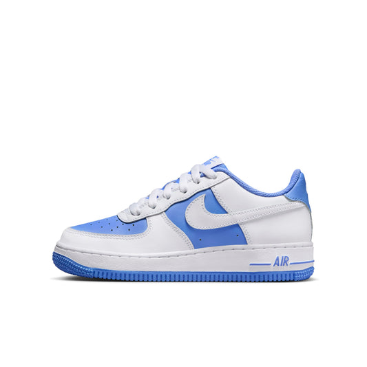 Nike Grade School Air Force 1 Low 'White Light Blue' Gs Sneakers