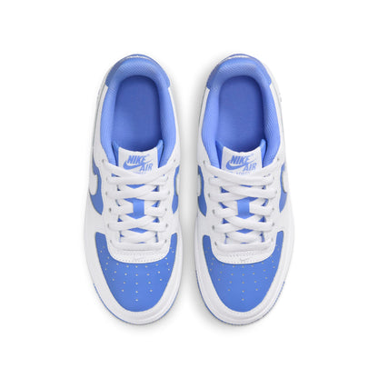 Nike Grade School Air Force 1 Low 'White Light Blue' Gs Sneakers