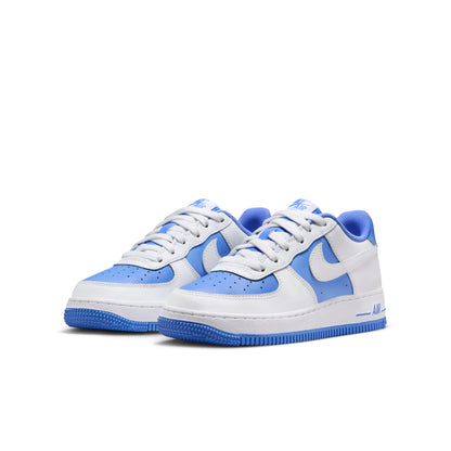 Nike Grade School Air Force 1 Low 'White Light Blue' Gs Sneakers