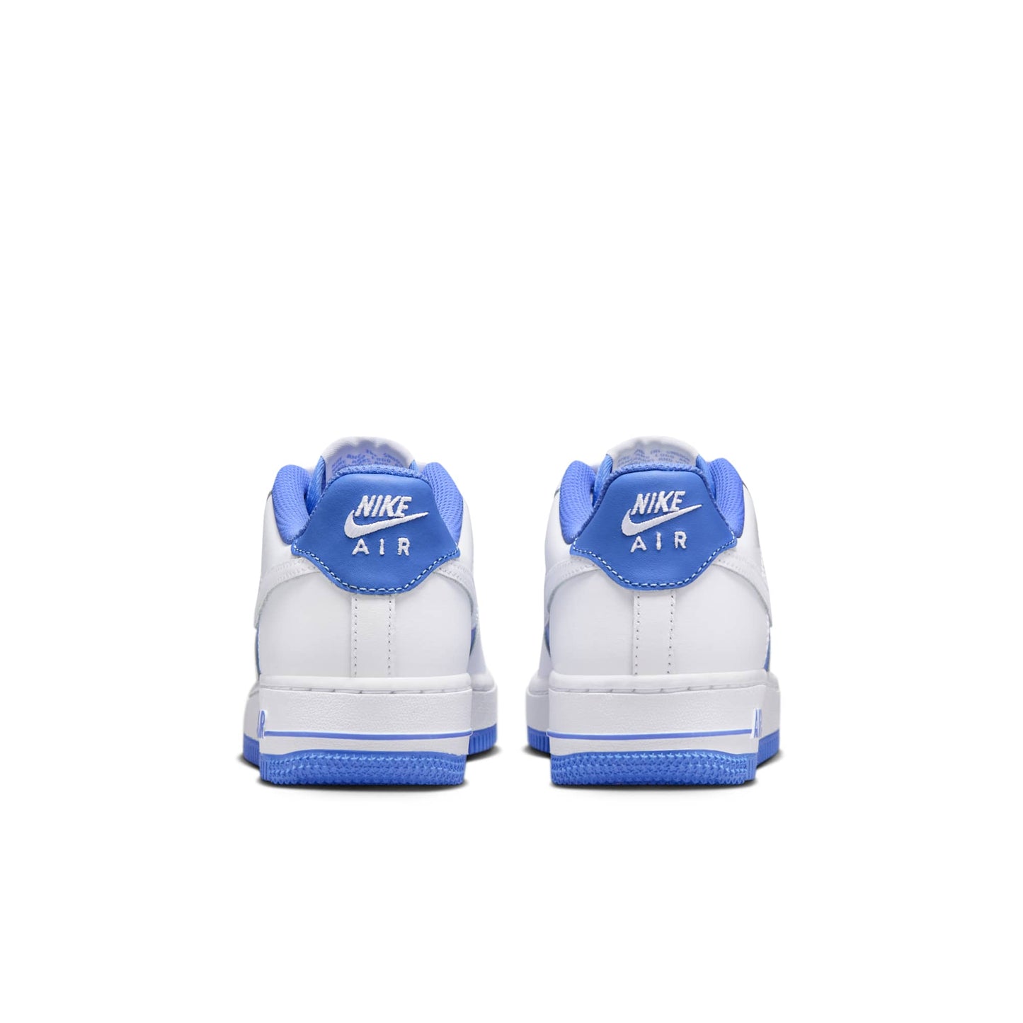 Nike Grade School Air Force 1 Low 'White Light Blue' Gs Sneakers