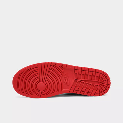 [hv4091-006] Mens Air Jordan Retro 1 Mid Se 'patent Bred Toe'