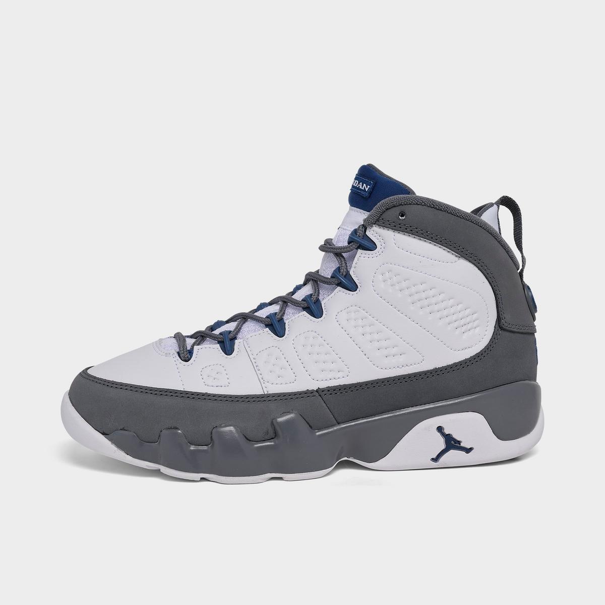 Grade School Air Jordan 9 Retro - Flint Grey/French Blue (2026)