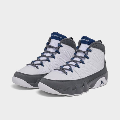 Grade School Air Jordan 9 Retro - Flint Grey/French Blue (2026)