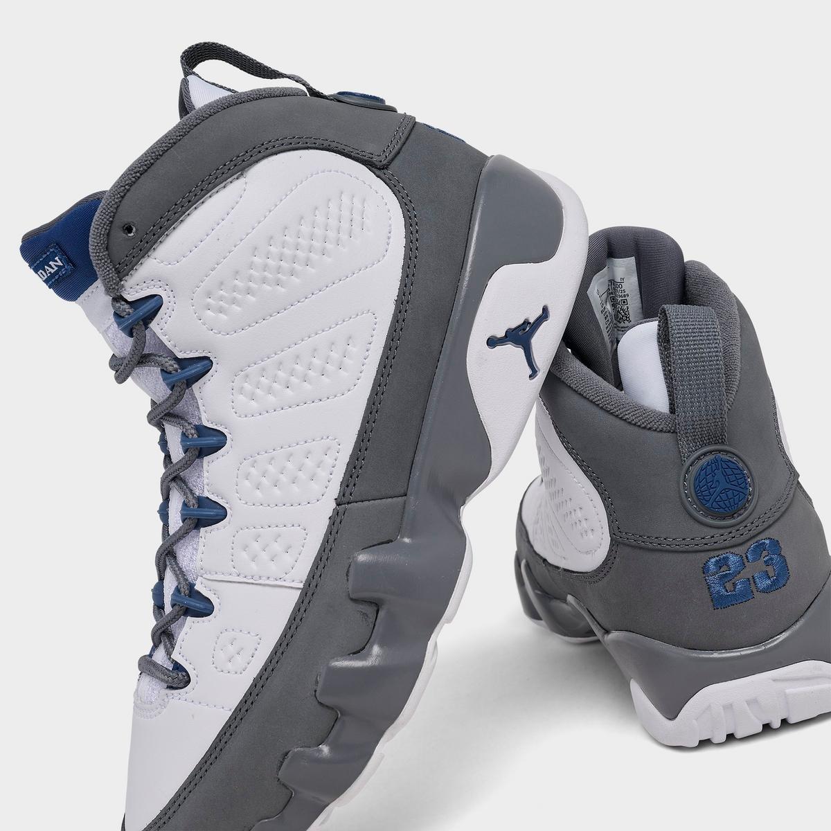 Grade School Air Jordan 9 Retro - Flint Grey/French Blue (2026)